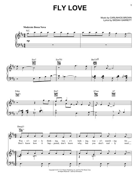 fly love sheet music|fly love piano chords.